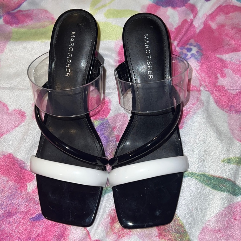 Marc Fisher Color Block Heels 7.5 M - image 1